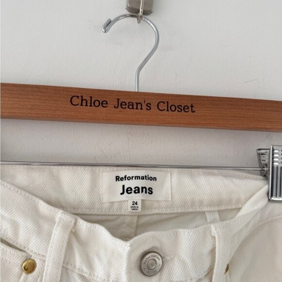 REFORMATION Cowboy Studded Straight Jeans 24 - Picture 5 of 7